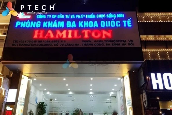 Ptech thi công hệ thống xử lý nước thải Phòng khám đa khoa quốc tế Hamilton